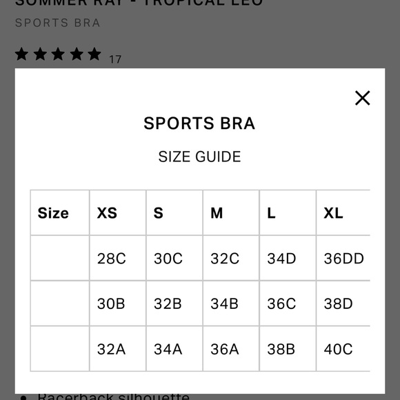 Psd sports bra size large - Picture 4 of 6